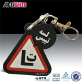 Wholesale promotionnel en plastique carré bande mesure keychain